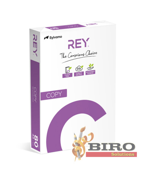 Hârtie pentru tehnica de birou REY COPY A4 (80 g/m2, 500 foi) clasa C+